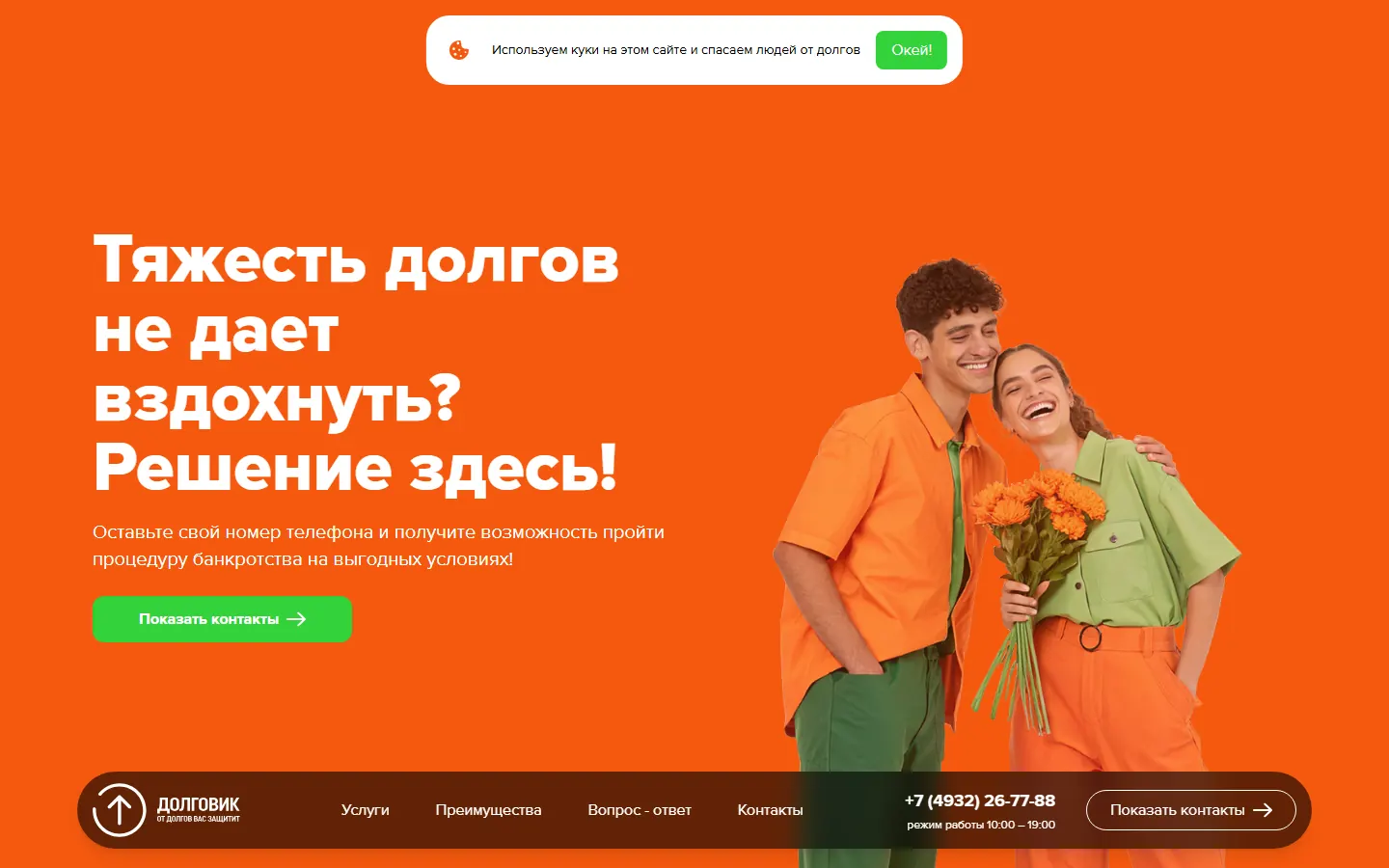 Сайт Долговик